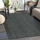 4X6 Area Rug, Washable Carpet - Gray
