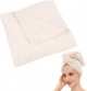 Microfiber towel, dry hair towel super absorbent - 20X40 inches white (1 piece)